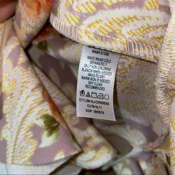 NWOT Nat & Liv Floral Victoria Dress Size S Whimsical Chic Fairy - Picture 8 of 9